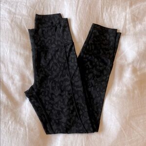 Lululemon Black Patterned Leggings